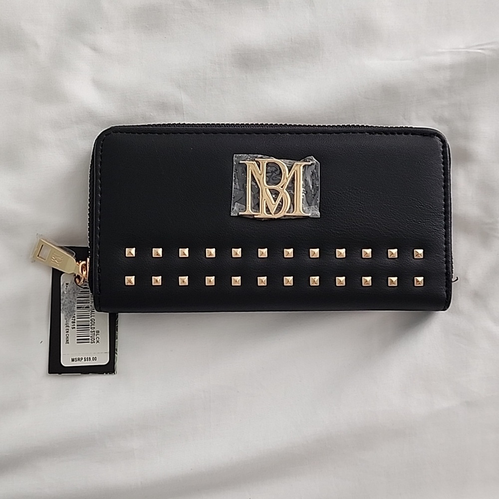 NWT Badgley Mischka Vegan Zip Wallet